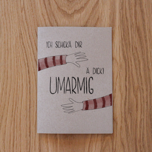 Grusskarte "Umarmig"